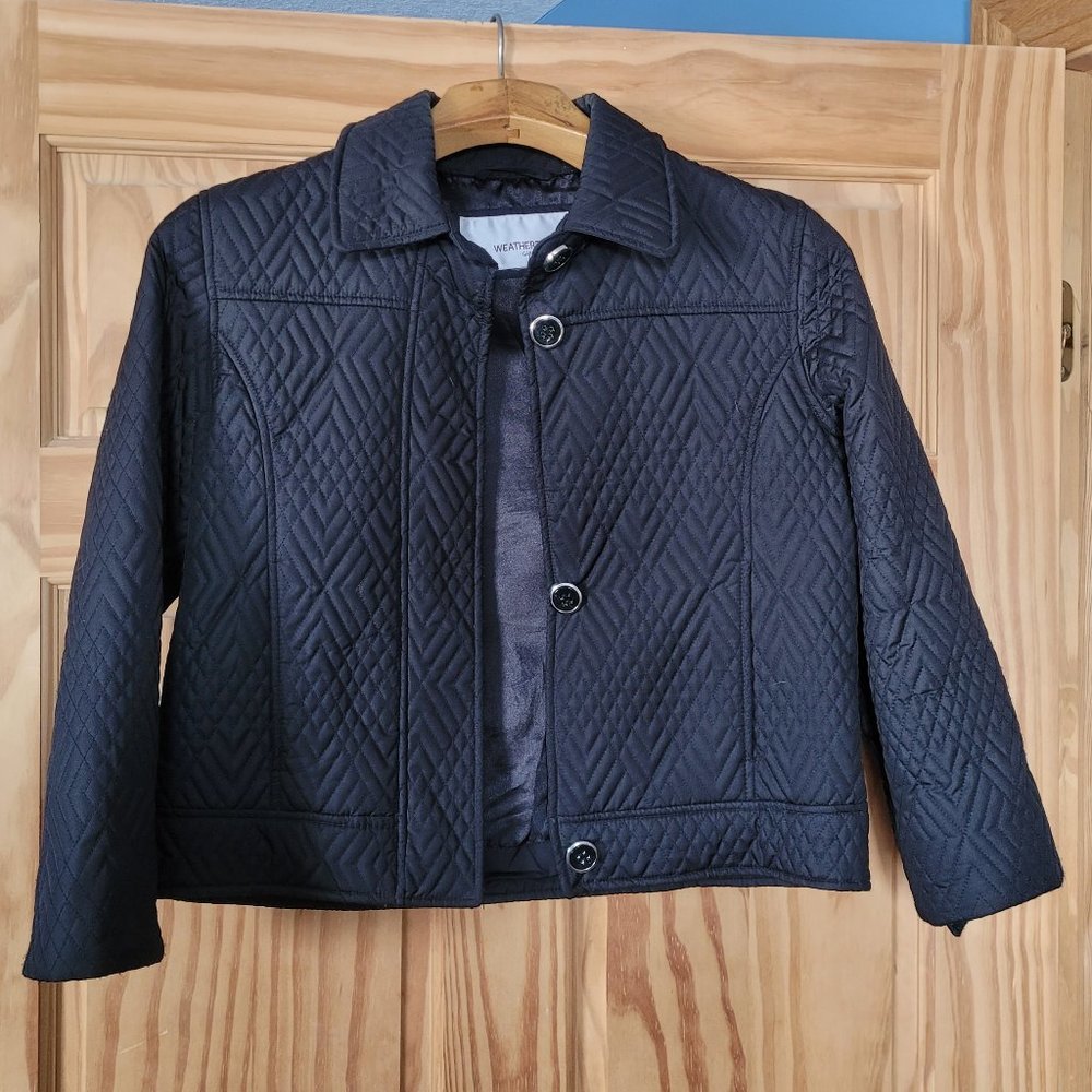Weatherproof brand, women's black, quilted, lightweight, jacket
